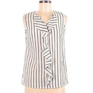 NWT Ruffled Sleeveless Blouse